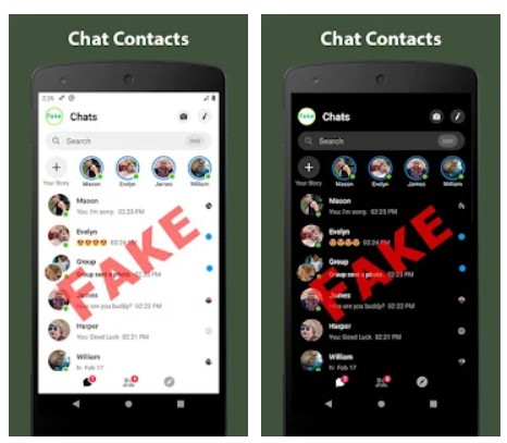 Fake chat instagram full app