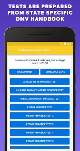 DMV Practice Test 2019