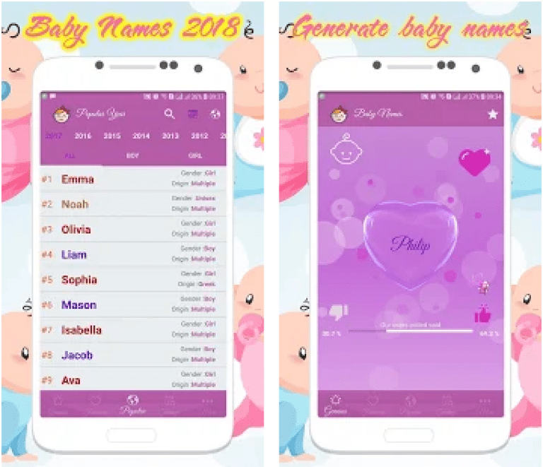 11 Best baby name apps for Android & iOS Free apps for Android and iOS