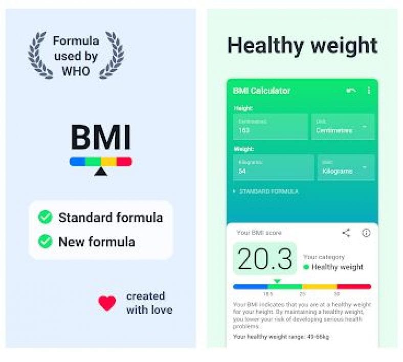 11 Best BMI Calculator Apps for Android & iOS | Free apps for Android ...