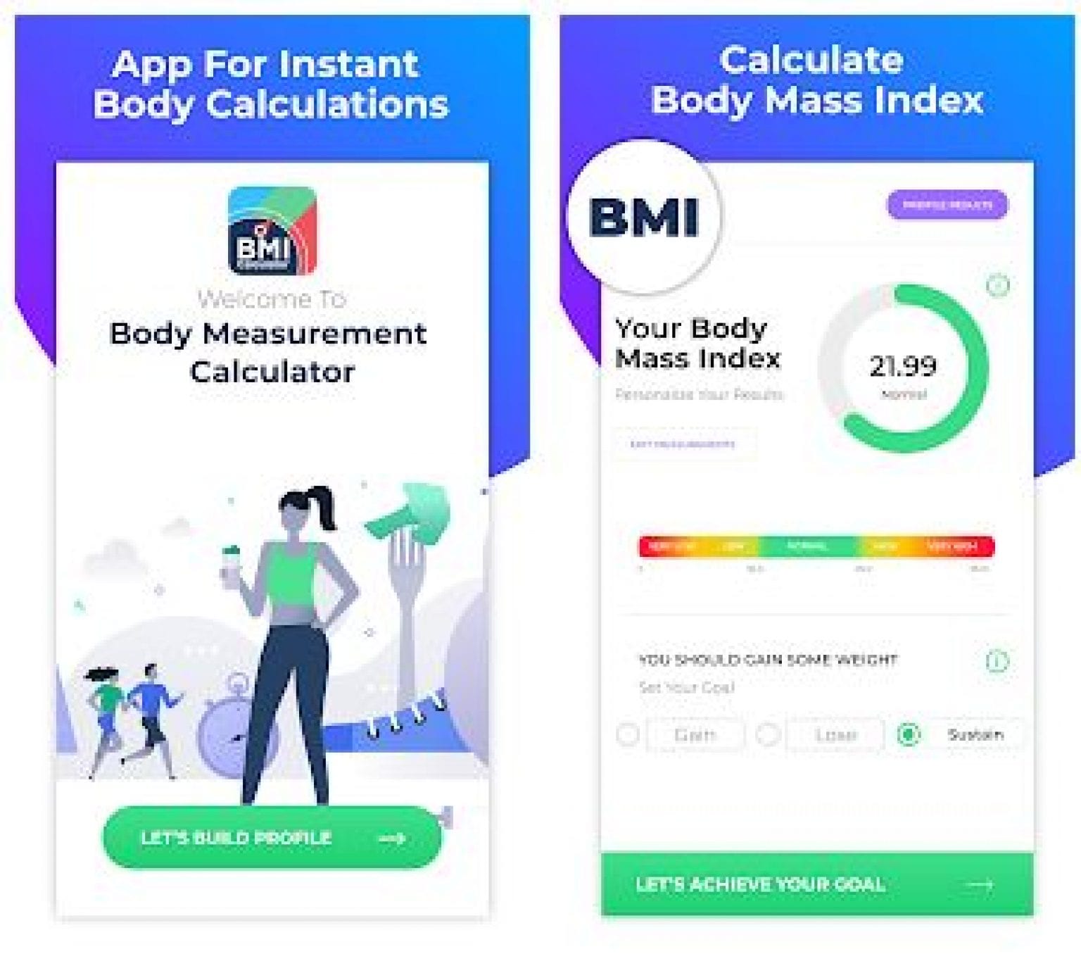 11 Best BMI Calculator Apps For Android & IOS | Free Apps For Android ...