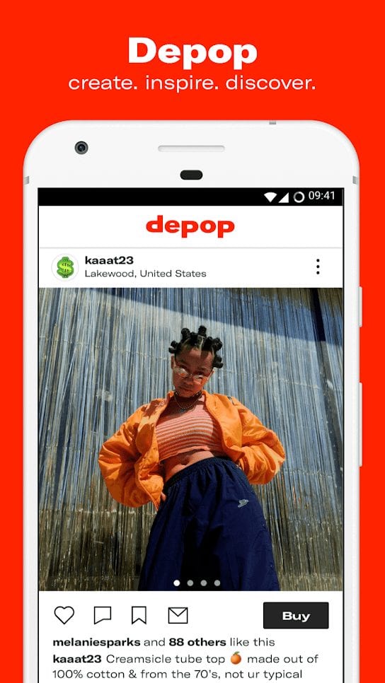 depop-scren