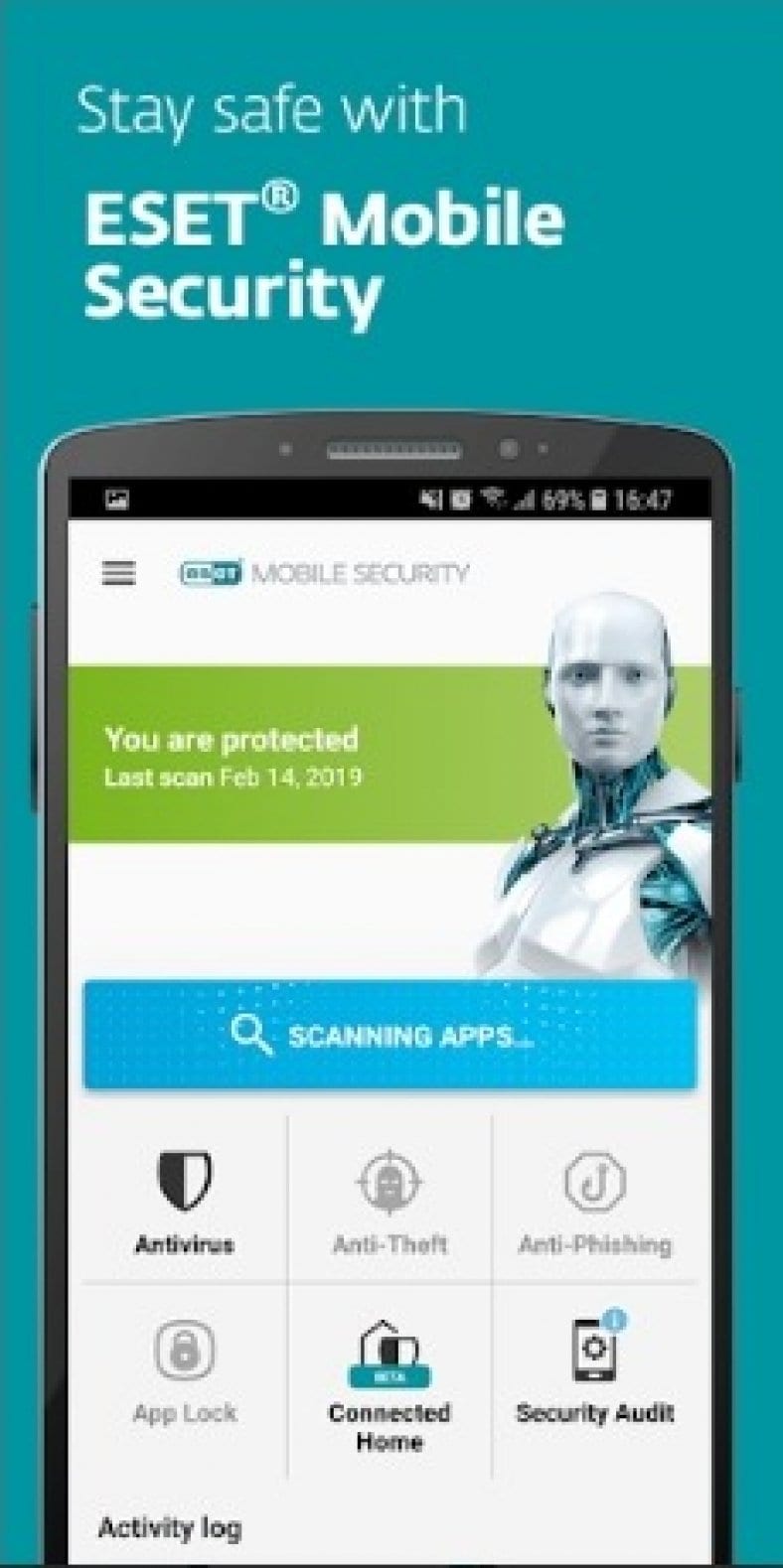 Mobile security. Приложение mobile Security. Mobile Security Antivirus для андроид. Мобильный ESET. ESET mobile Security Интерфейс для андроид.