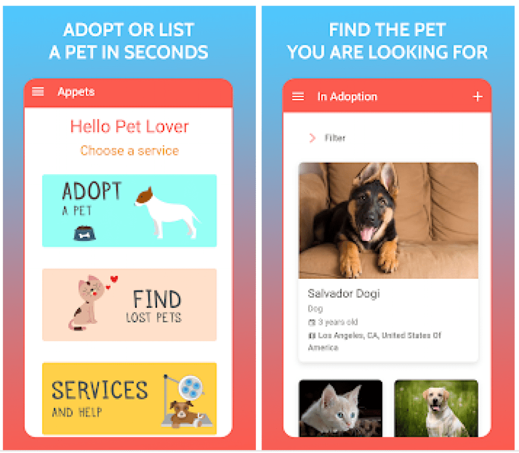 11 Best pet adoption apps in USA for Android & iOS Freeappsforme