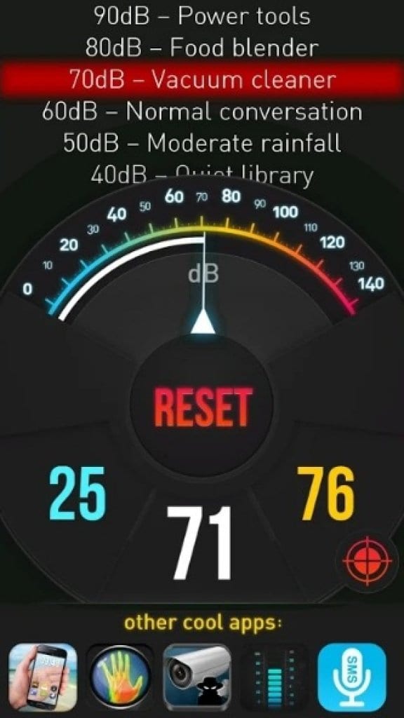 Sound Meter HQ screen Freeappsforme Free apps for Android and iOS