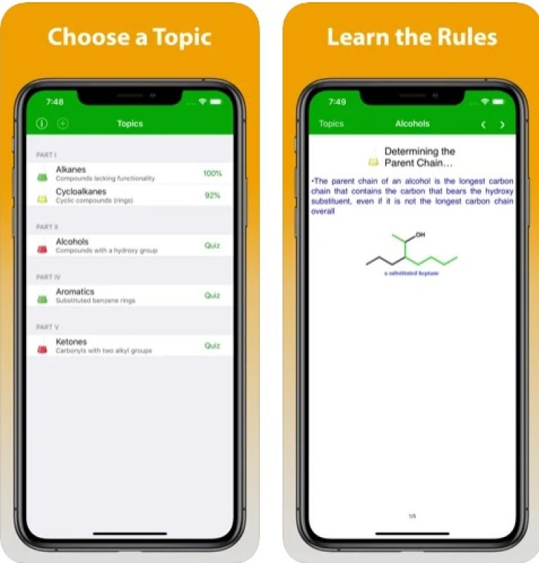 11 Best Apps To Learn Organic Chemistry (android & Ios) 