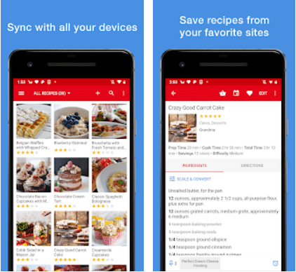 completely free recipe organizer app