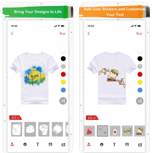 design at shirt app