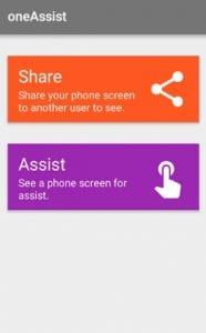  Screen Share - oneAssistant