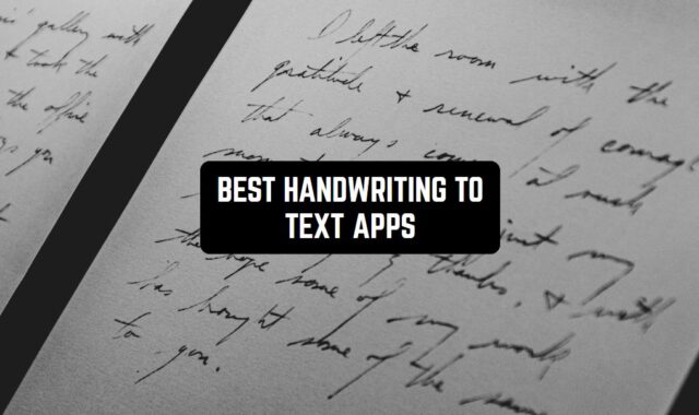 12 Best Handwriting To Text Apps for Android & iOS
