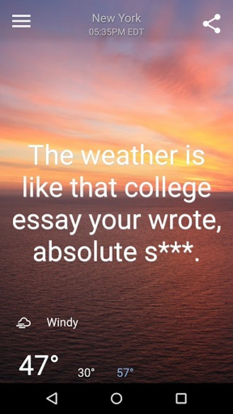 9 Funny weather apps to watch engaging forecasts Free apps for Android and iOS