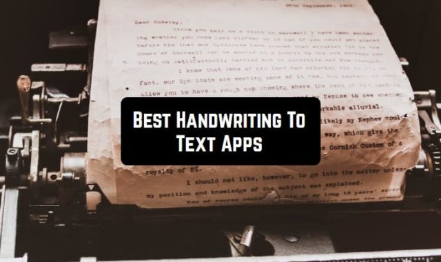 11 Best Handwriting To Text Apps for Android & iOS