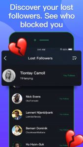 Unfollowers and Followers Tracker screen 3