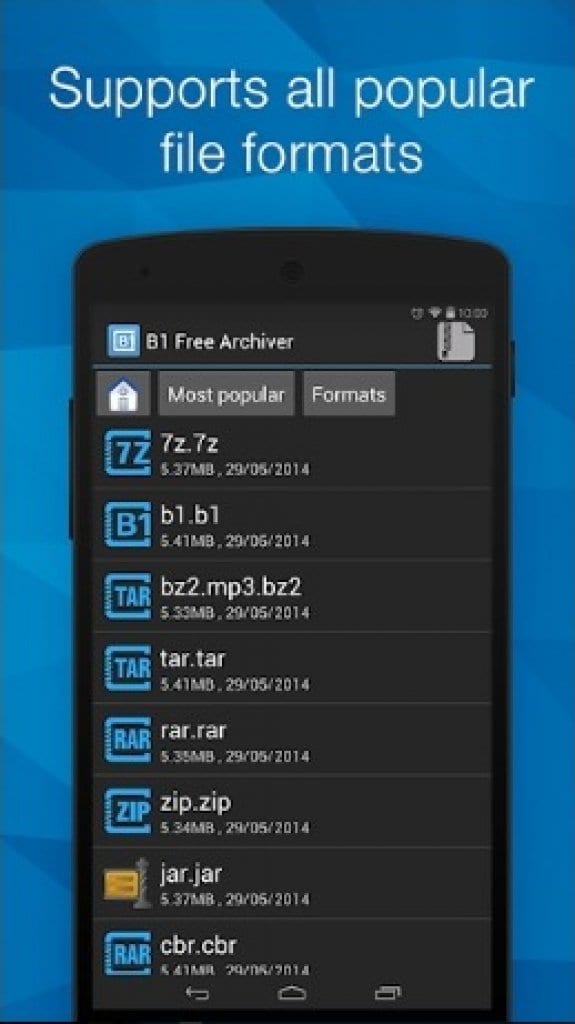 zip software for android