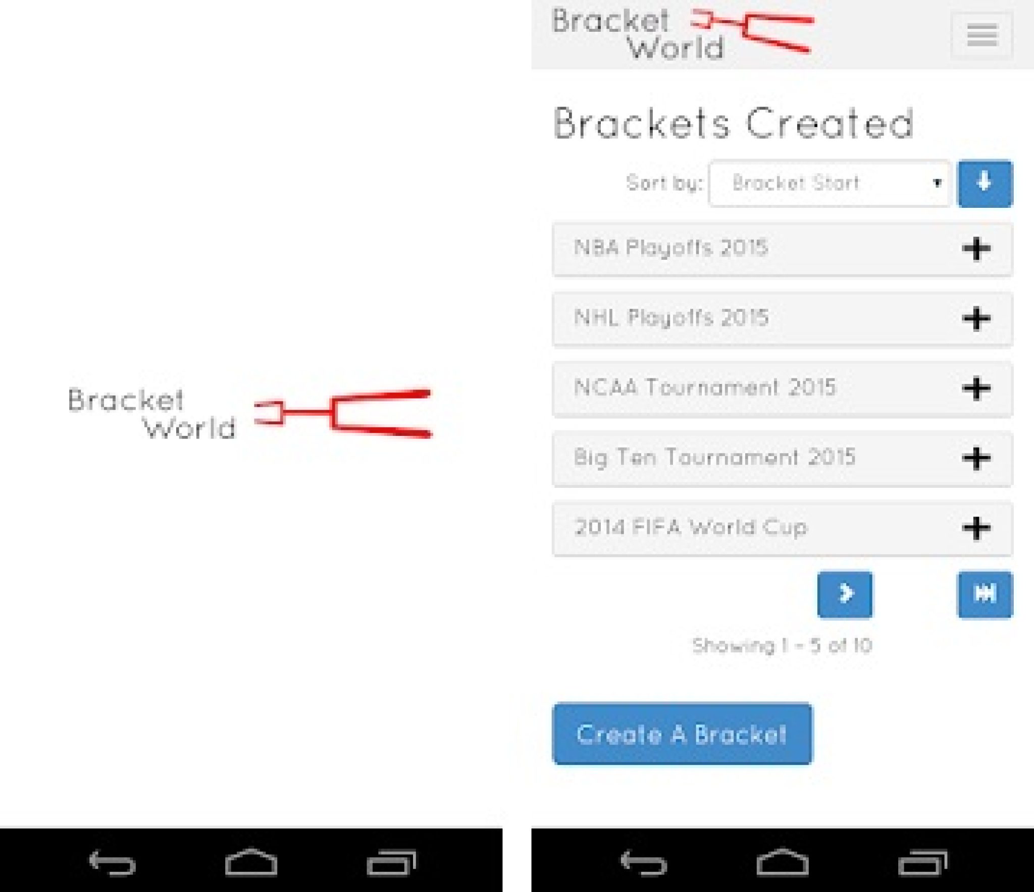 9 Best bracket creator apps for Android & iOS | Free apps for Android ...