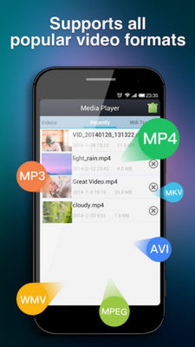 Media player android. Приложение avi для андроид. Что такое Медио в телефоне.