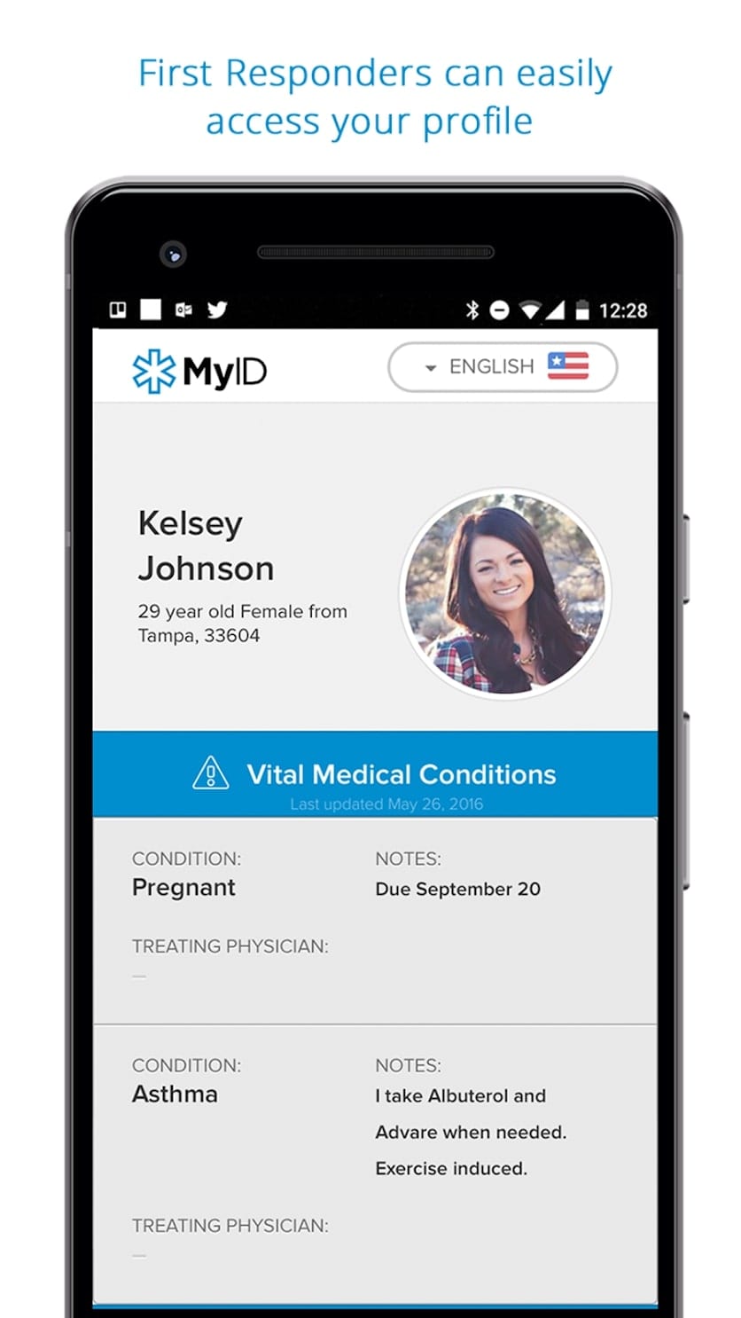 MyID – Medical ID Profile