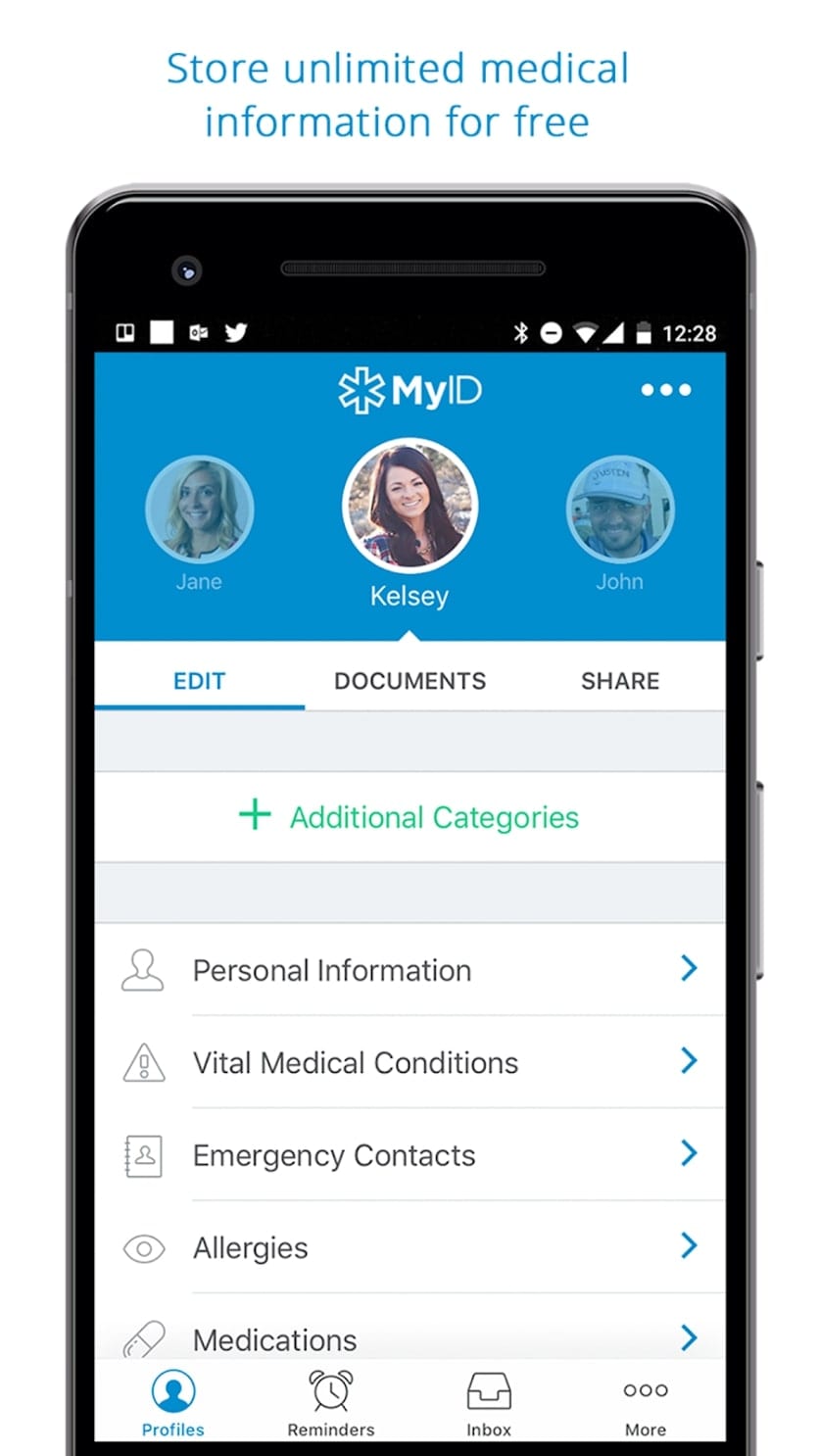 MyID – Medical ID Profile