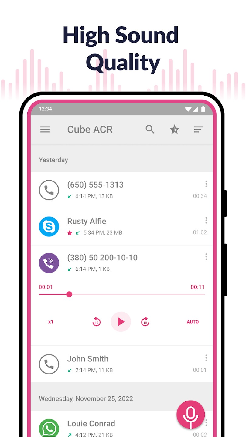 Call Recorder - Cube ACR8