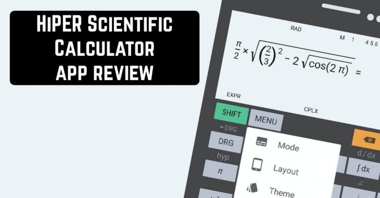 HiPER Scientific Calculator app review
