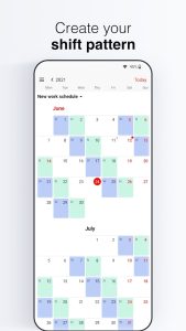 Nalabe Shift Work Calendar screen 1