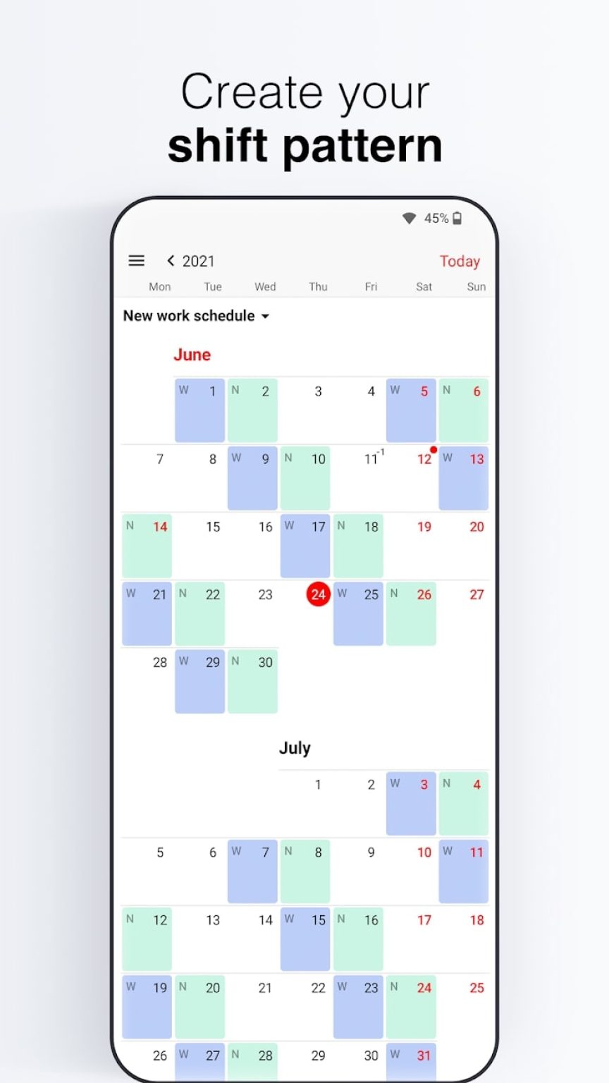 11 Free shift work calendar apps for Android & iOS Free apps for