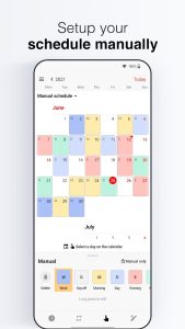 Nalabe Shift Work Calendar screen 2