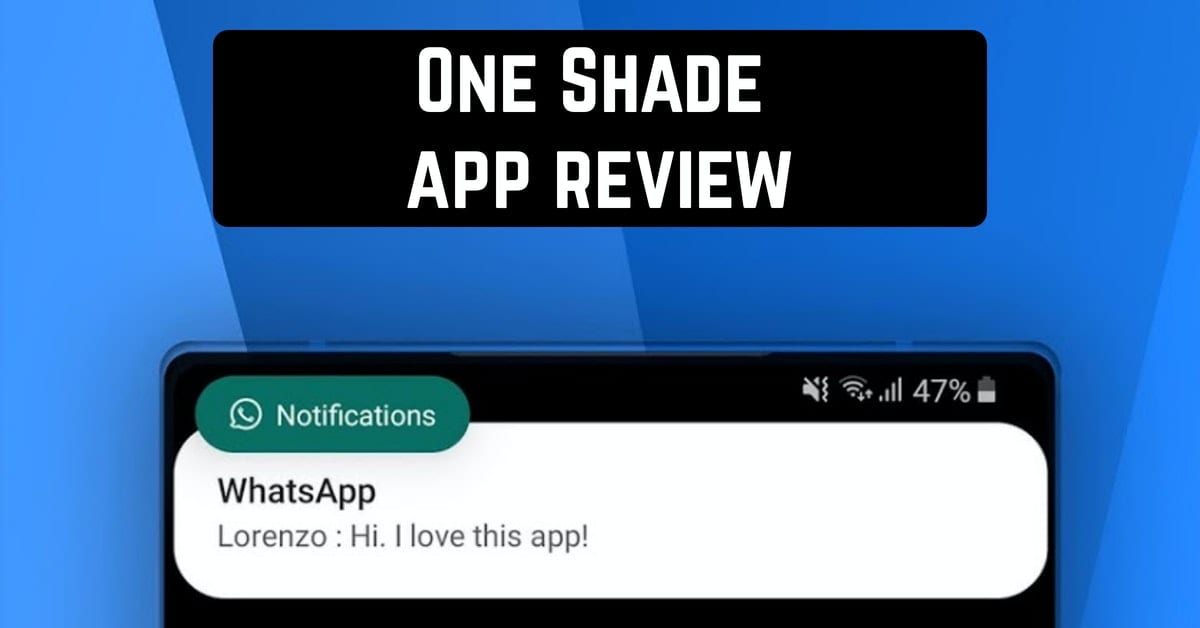 One Shade app review