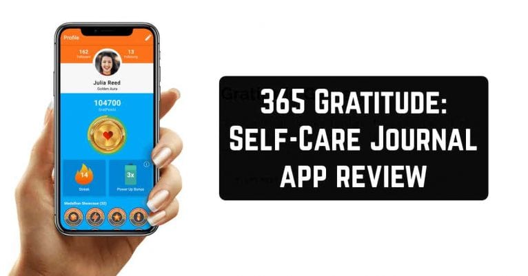 365 Gratitude: Self-Care Journal app review