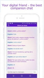 Akemi - ChatBot screen 1