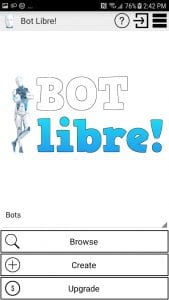 Bot Libre screen 1