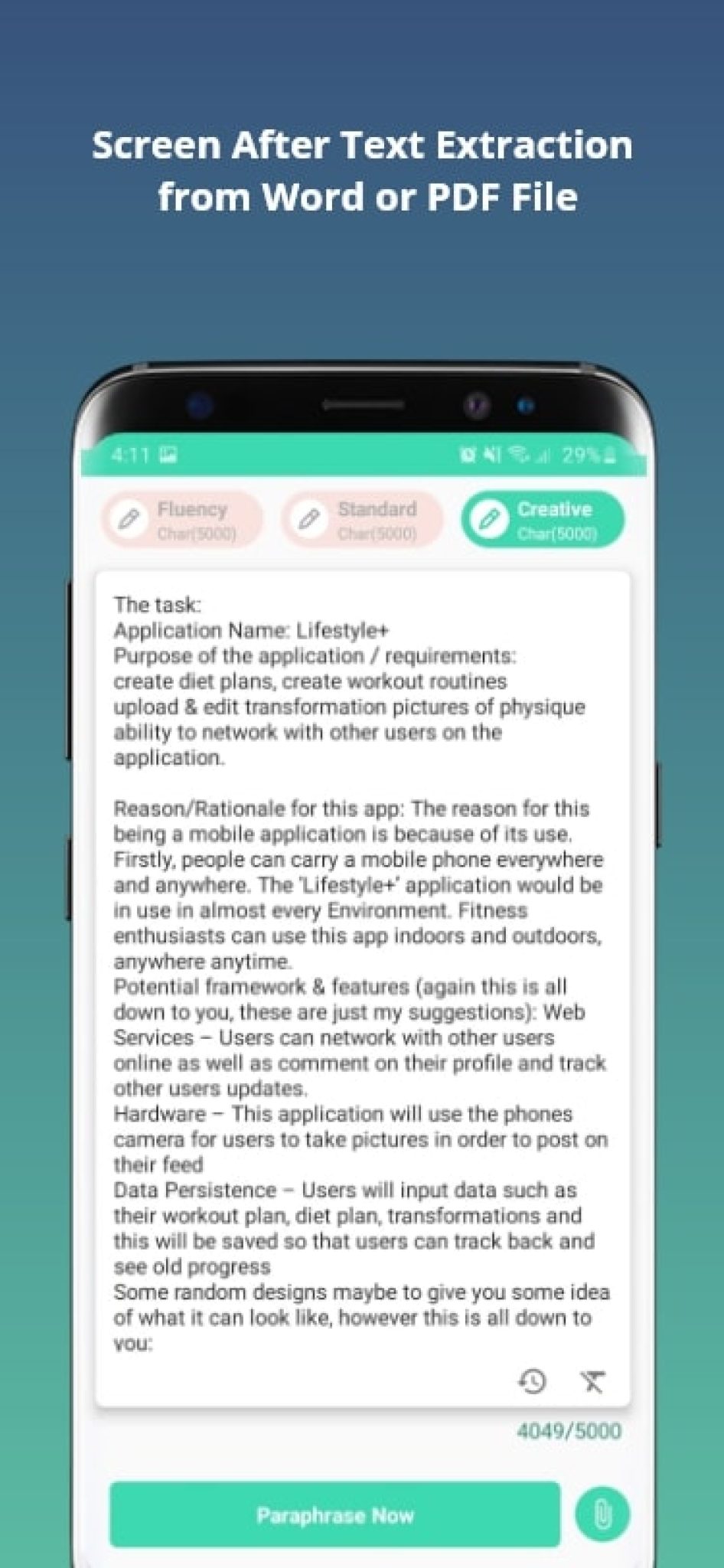 Paraphrasing tool ai based screen 2 freeappsforme free apps for 