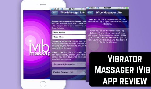 Vibrator Massager iVibe app review