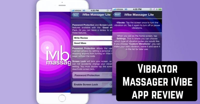 Vibrator Massager iVibe app review