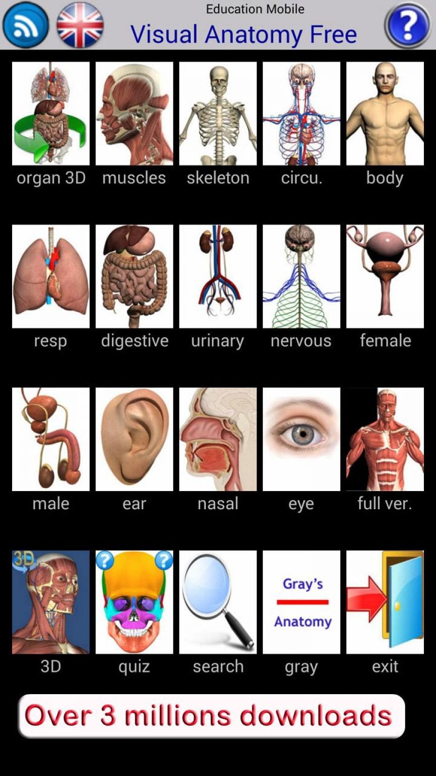 Visual Anatomy app review Freeappsforme Free apps for Android and iOS