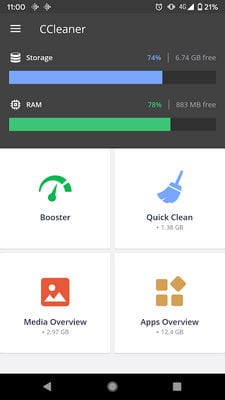 CCleaner Cache Cleaner, Phone Booster, Optimizer2