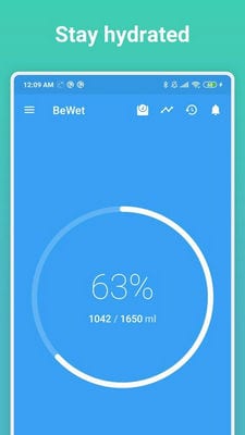 Drink Water Reminder and Hydration Tracker - BeWet1