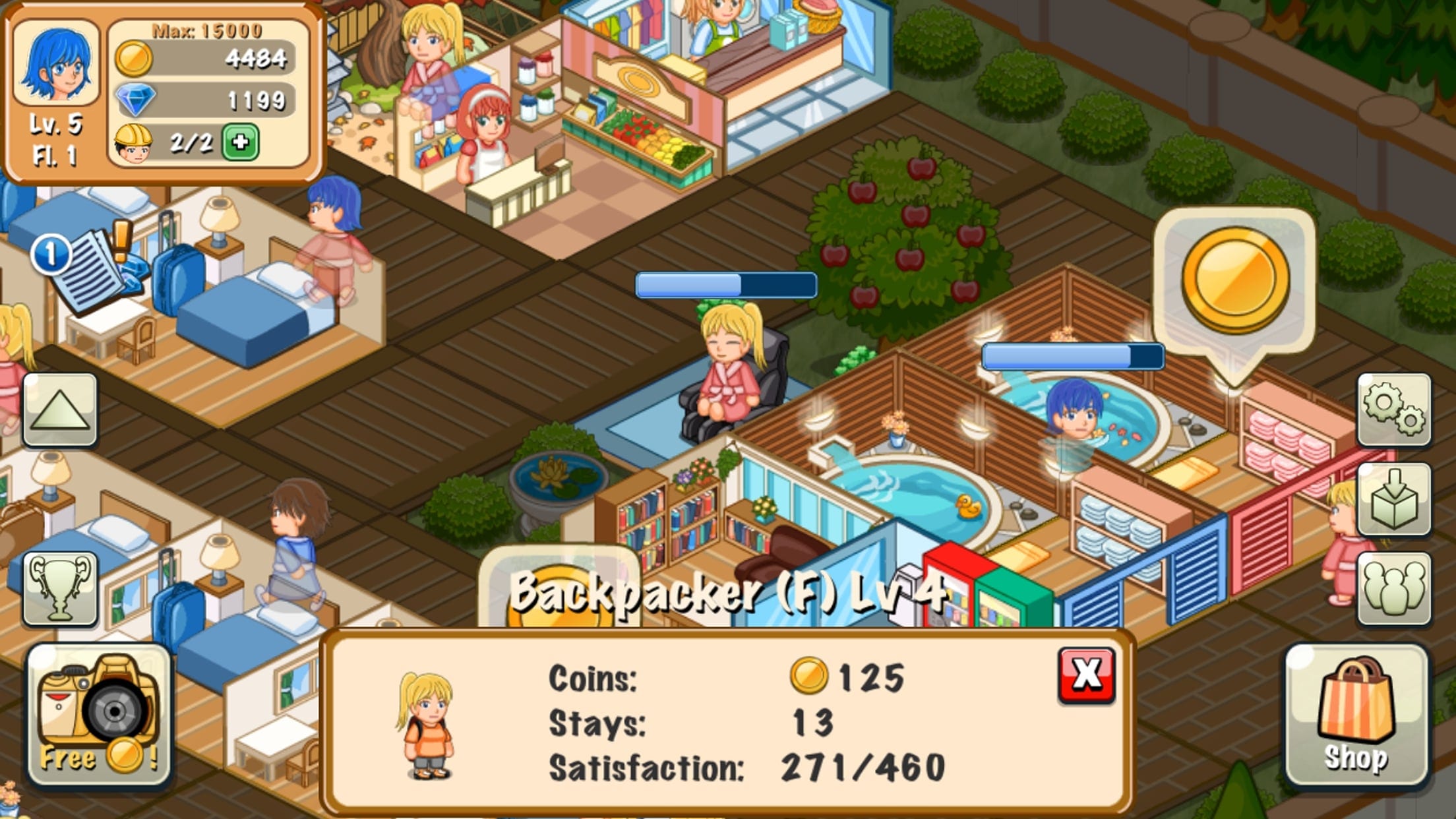 Hotel Story: Resort Simulation screen 1