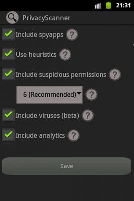 Privacy Scanner (AntiSpy) Free2