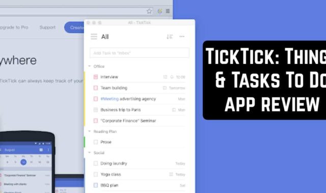 TickTick: Things & Tasks To Do app review
