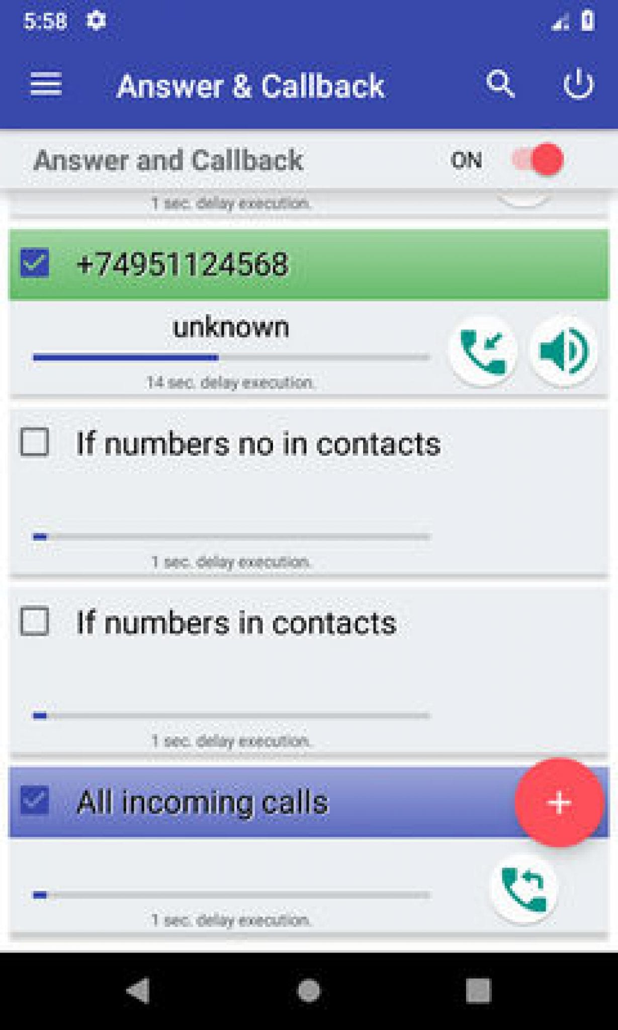 android auto answer certain number press key