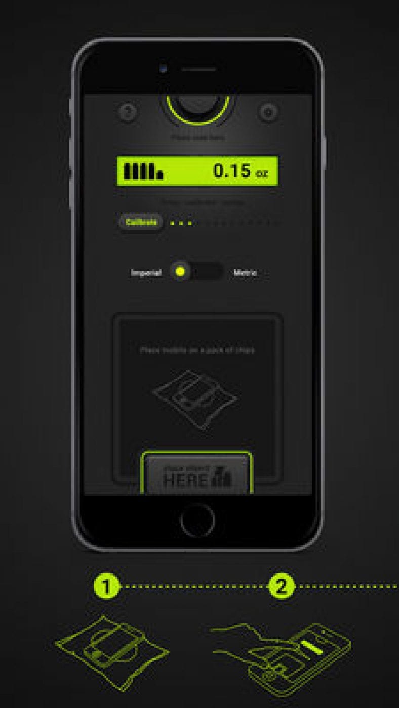 free digital scale grams app