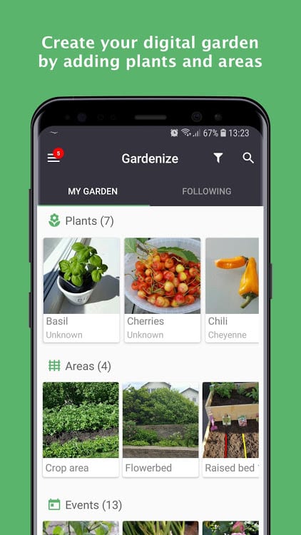 android garden planner apps