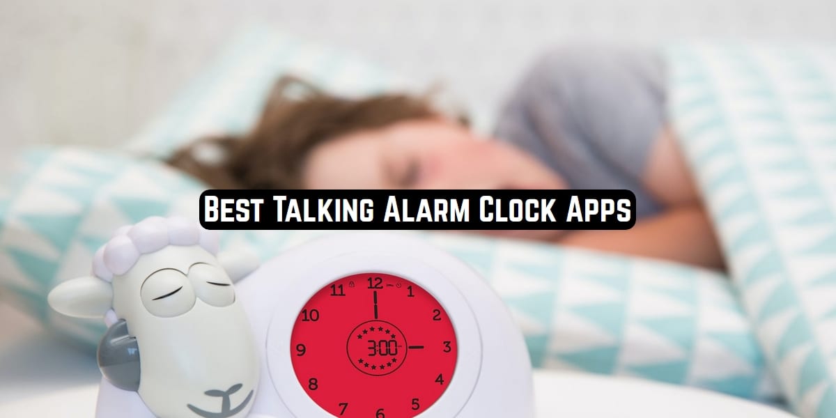 talking alarm clock app
