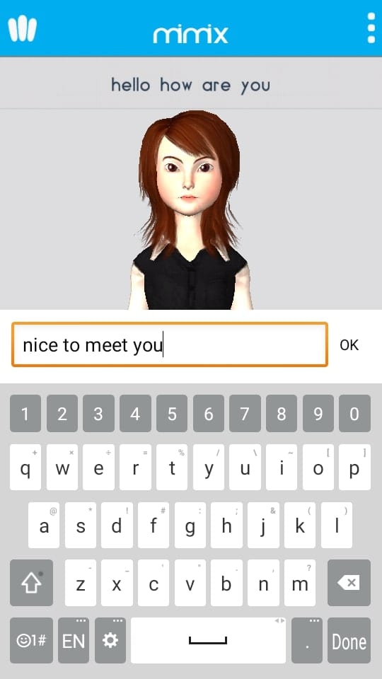 Mimix3D Sign Language screen 2