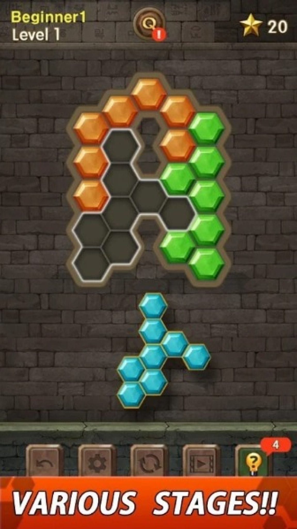 free hexagon game