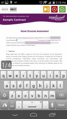 SIGNificant E-Signing Client1
