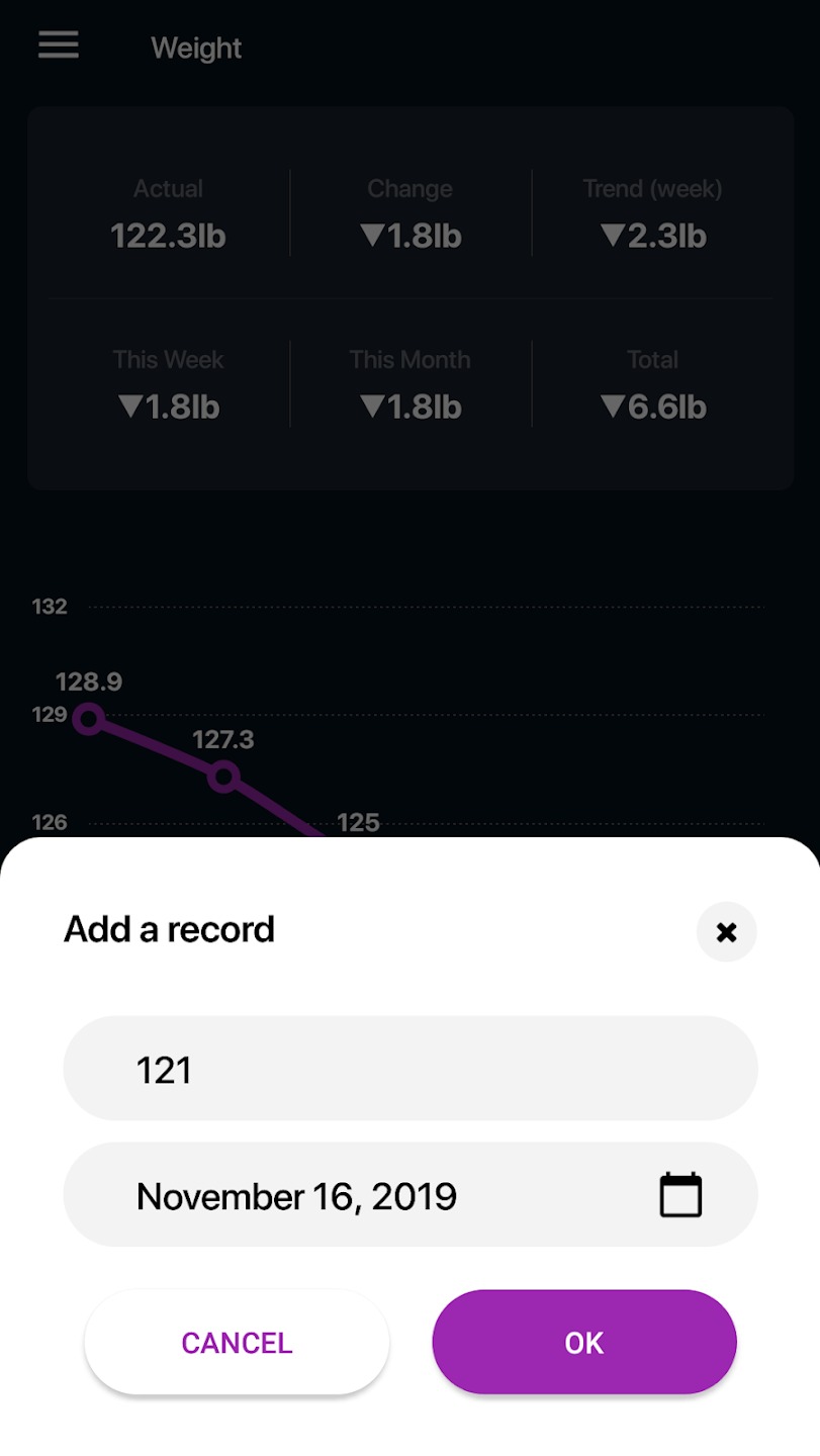 Simple Weight Tracker13