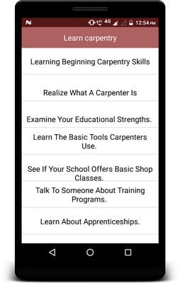 Learn carpentry - Guide1
