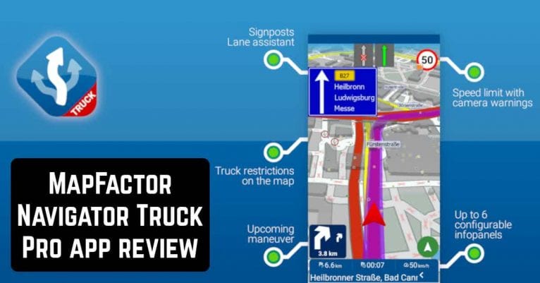 MapFactor Navigator Truck Pro app review